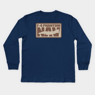 F-4 Phantom Nav Kids Long Sleeve T-Shirt